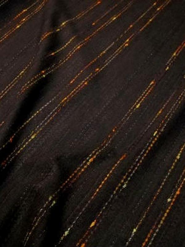 Lainage cachou tissage raye fantaisie 1 
