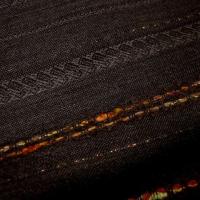 Lainage cachou tissage raye fantaisie 3 