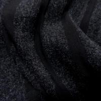 Lainage gris chine raye noir 1 