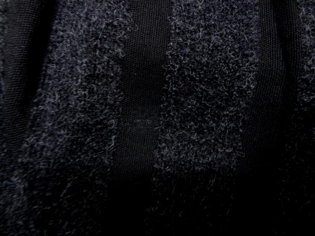 Lainage gris chine raye noir 2