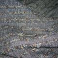 Lainage gris chine rayures fils de laine 1 