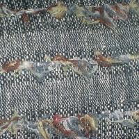 Lainage gris chine rayures fils de laine 3 