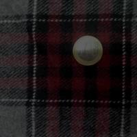 Lainage gris tartan carreaux rouge bordeaux 2 