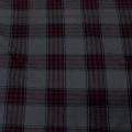 Lainage gris tartan carreaux rouge bordeaux 3 