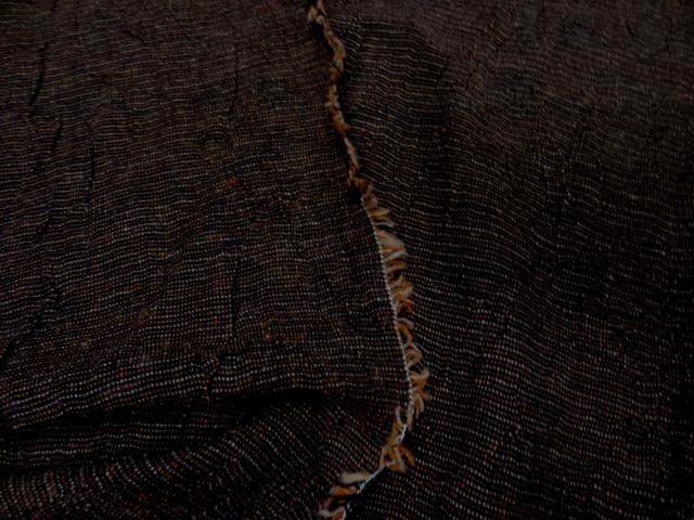 Lainage leger froisse permanent ton marron