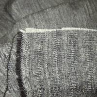 Lainage leger gris clair chine tissage fronce 