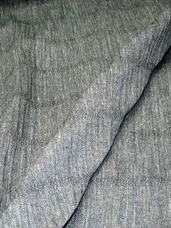 Lainage leger gris clair chine tissage fronce 3 