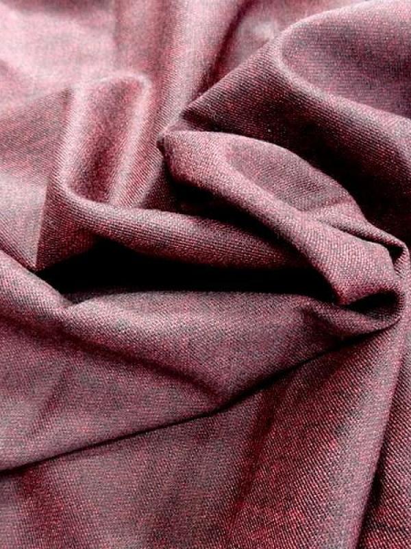 Lainage leger lycra teinte bordeaux chine 1 