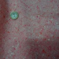 Lainage leger rose dragee chine blanc et corail