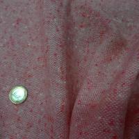 Lainage leger rose dragee chine blanc et corail 2