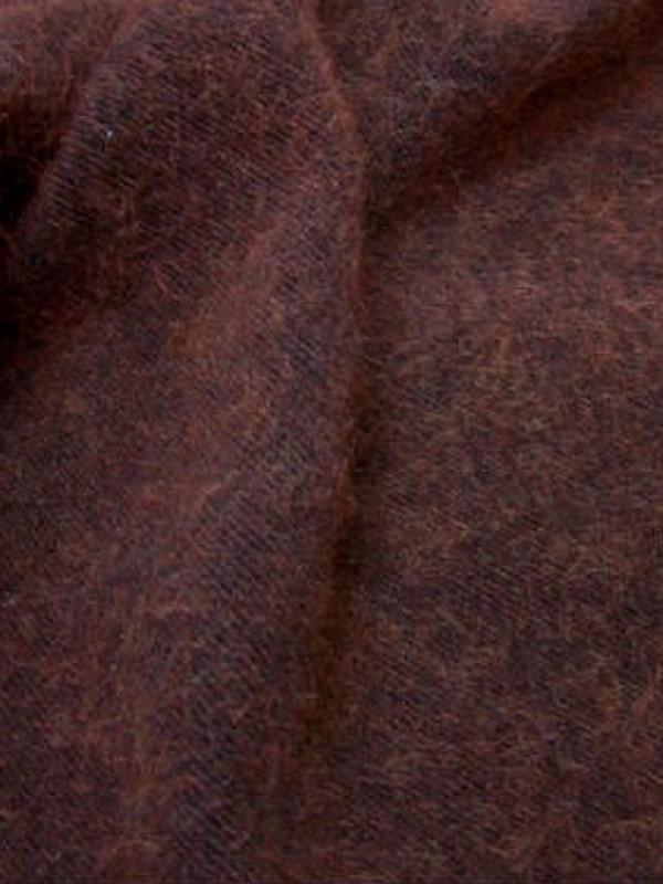 Lainage marron rouille texture angora 1 
