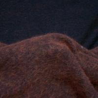 Lainage marron rouille texture angora 2 