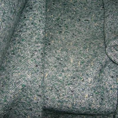 Lainage tweed gris vert chine 1 