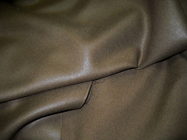 Lainage vrai beige double faces satine 2