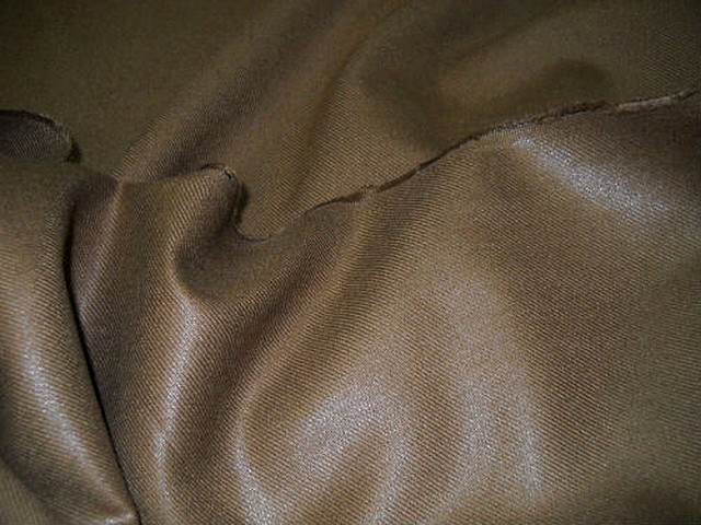 Lainage vrai beige double faces satine 3