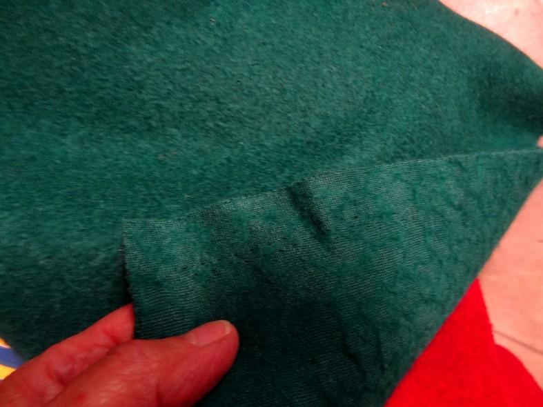 Laine aspect bouillie vert pin 2