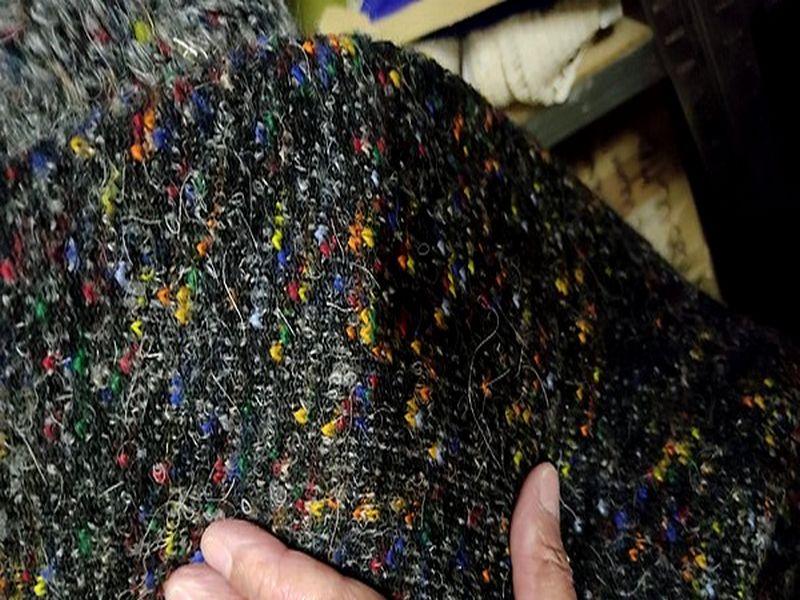 Laine bouclette grise