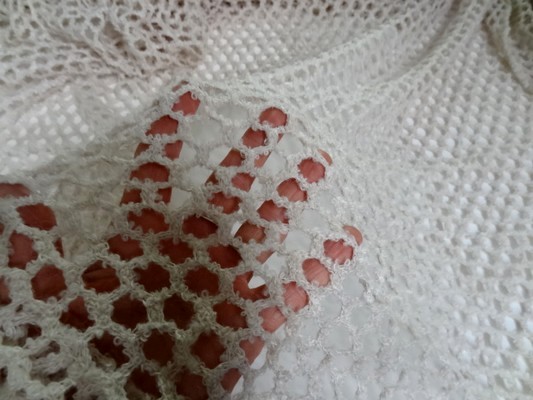 Laine bouclette mélangée couleur lin 3