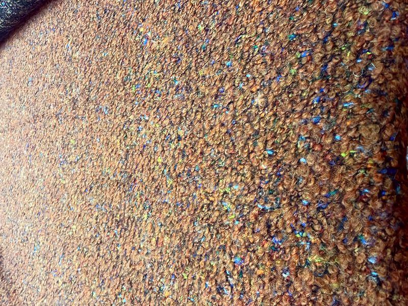 Laine bouclette rouille 1