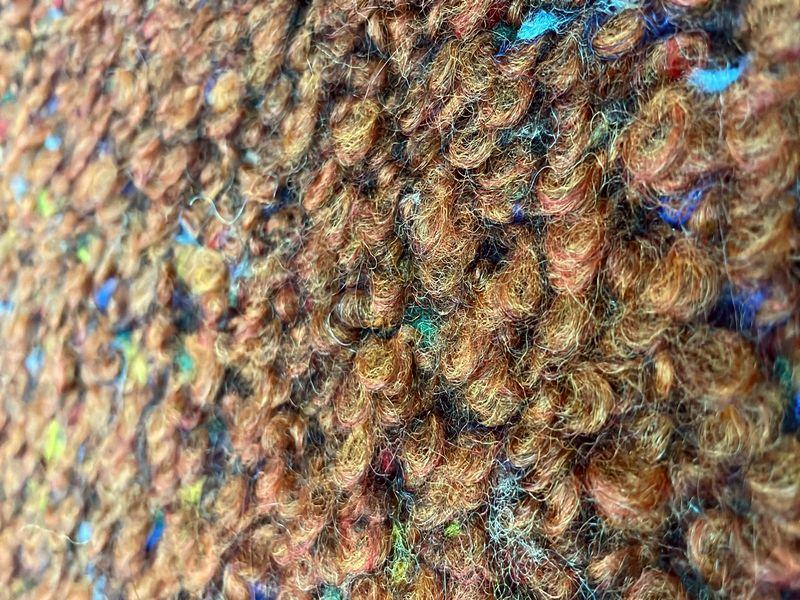 Laine bouclette rouille 2