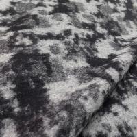 Laine bouillie noire marbree gris clair 3