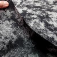 Laine bouillie noire marbree gris clair 6