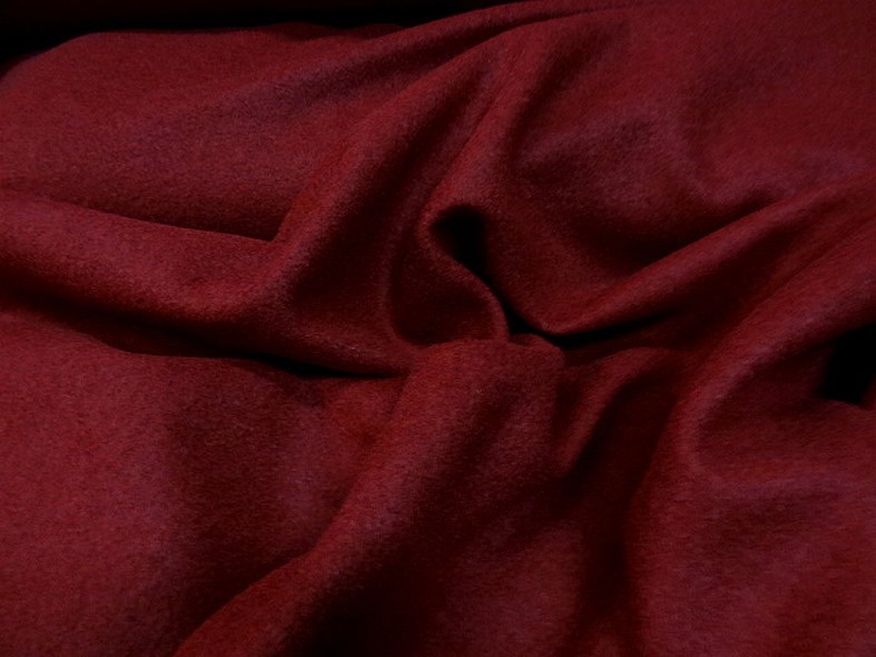 Laine bouillie bordeaux cerise