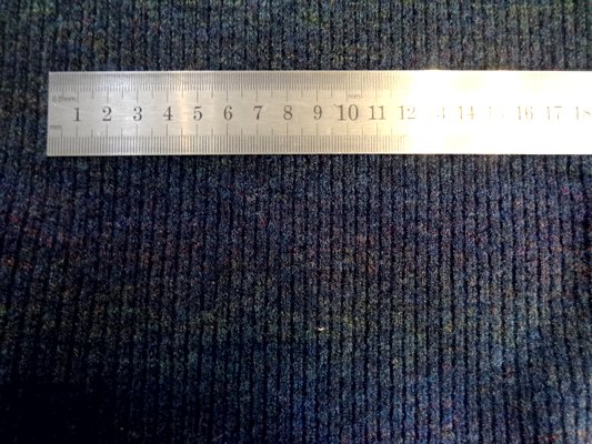 Laine côtelée dégradée pétrole 02