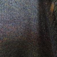 Laine côtelée dégradée pétrole 03