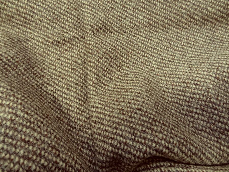 Laine epaisse chinee beige et noisette 1