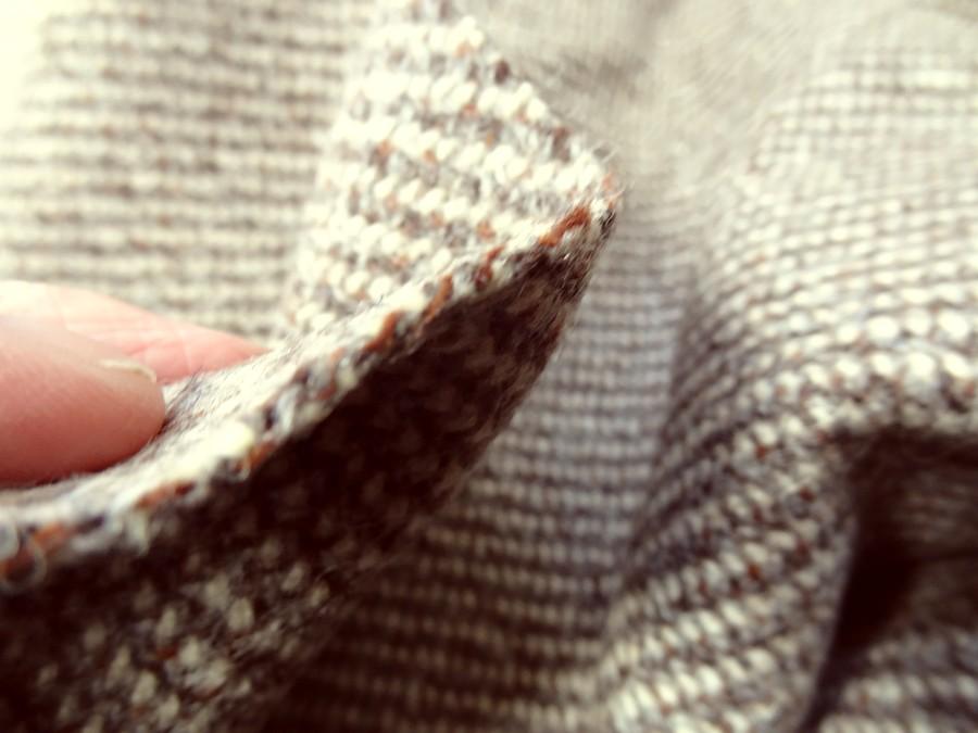 Laine epaisse chinee beige et noisette 3