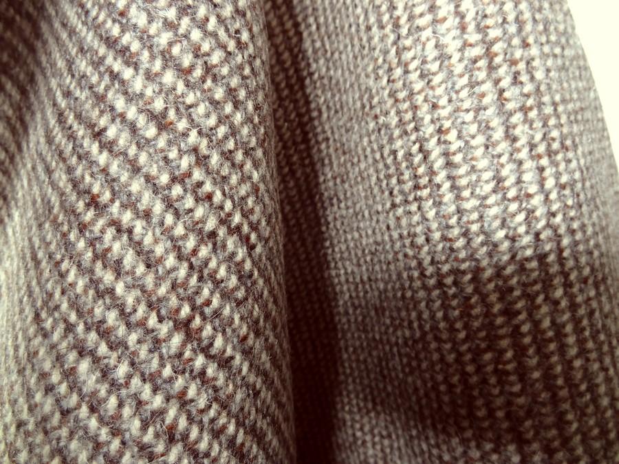 Laine epaisse chinee beige et noisette 4