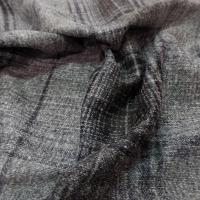 Laine jersey carreaux tartan gris beige 10