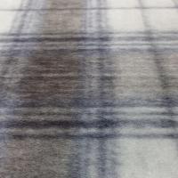 Laine jersey carreaux tartan gris beige 13