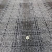 Laine jersey carreaux tartan gris beige 9