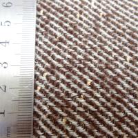 Laine marron beige effet pepite d or 3