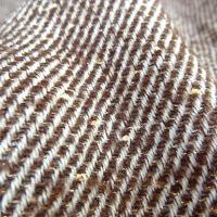 Laine marron beige effet pepite d or 4