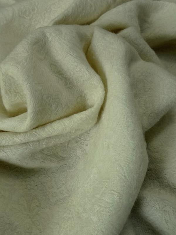 Laine melangee ecrue motif jacquard 5 