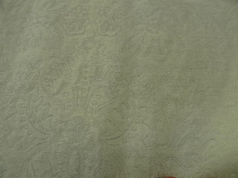 Laine melangee ecrue motif jacquard 7