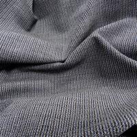 Laine rayee noir gris et bleu froid 1 