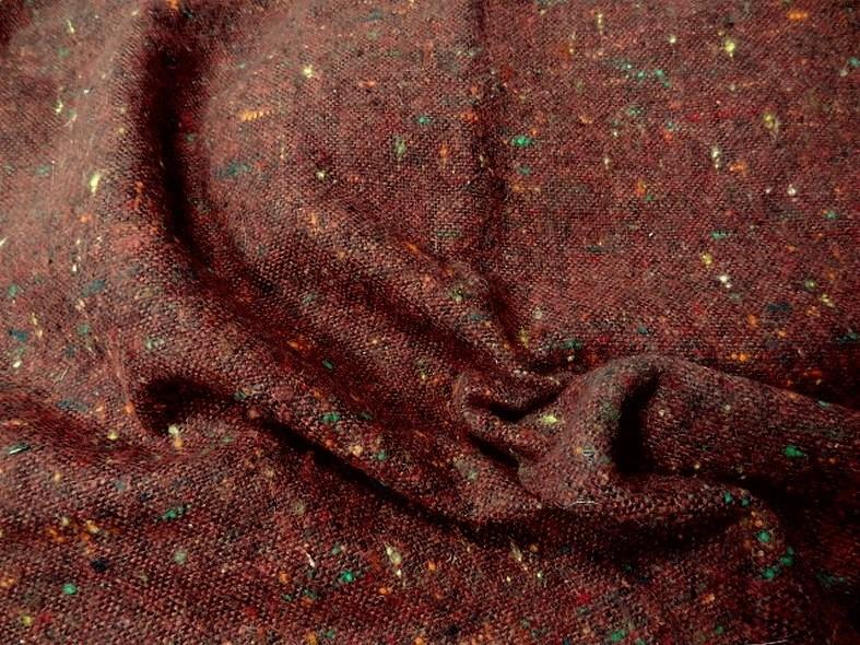 Laine tweed roux chine 3