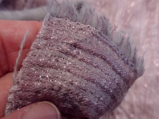 Lamé brillant mauve 04