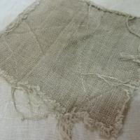 Lin beige marbre empiecements cousus 3 