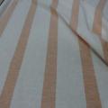Lin blanc raye mandarine chambray 2 