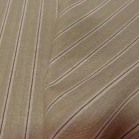 Lin coton beige faconne chevron raye 1 1