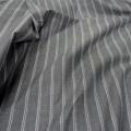 Lin coton gris faconne chevron raye0 2 