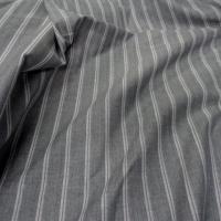 Lin coton gris faconne chevron raye0 2