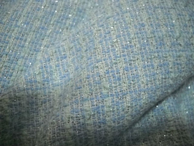 Lin faconne bleu blanc chanel 1