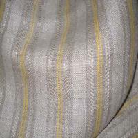 Lin ficelle raye faconne ocre 3 