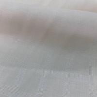 Lin fin teinte blanc casse motif carreaux tisses2
